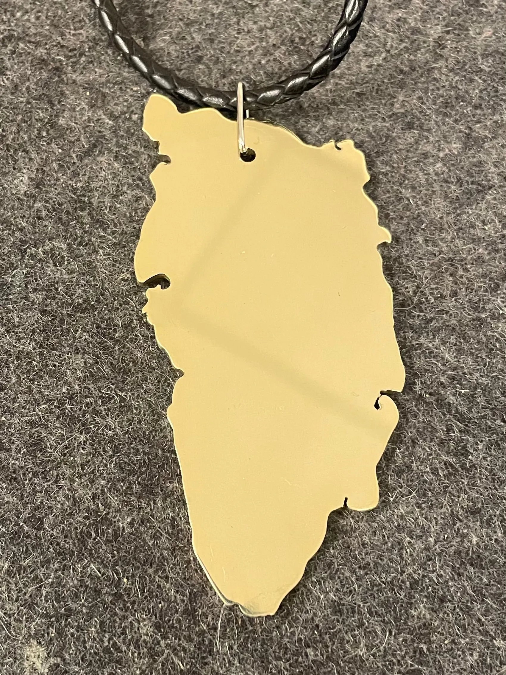 Bronze necklace: Energy Reflector